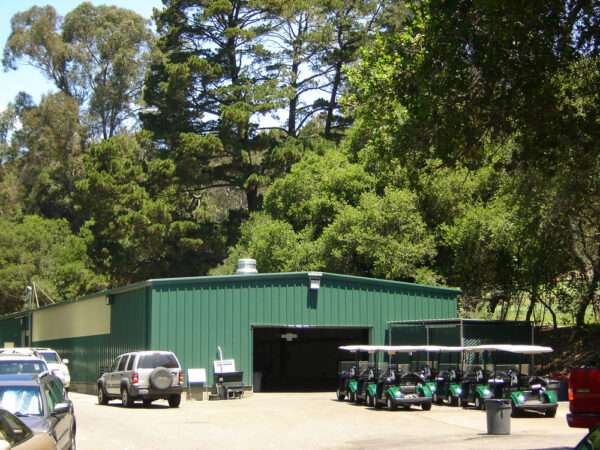 Castlewood Country Club Golf Cart Shed in Pleasanton